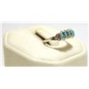 Image 2 : Zuni Turquoise Sterling Silver Women's Ring - Roland Quam