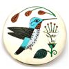 Image 1 : Zuni Multi-Stone Medium Bird Pendant & Pin - Rudell & Nancy Laconsello