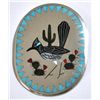 Image 1 : Zuni Multi-Stone Roadrunner Sterling Silver Pendant & Pin - Dennis & Nancy Edaakie