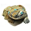 Image 1 : Zuni Picasso Marble Frog Fetish