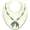 Zuni Turquoise Rainbow Kachina Necklace - Hugh & Agnes Bowekaty