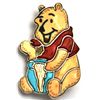 Image 1 : Zuni Winnie the Pooh Pendant & Pin - Andrea Shirley