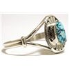 Image 2 : Navajo Spider Web Kingman Turquoise Sterling Silver Cuff Bracelet - Eugene Belone