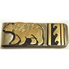 Image 1 : Navajo 12k Gold Fill Bear Money Clip - Tommy Singer