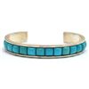 Image 1 : Zuni Turquoise Sterling Silver Cuff Bracelet - AB