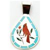 Image 1 : Zuni Multi-Stone Cardinal Pendant - Dennis & Nancy Edaakie
