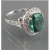 Image 2 : EMERALD & DIAMONDS OVAL RING