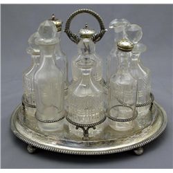 GEORGIAN SILVER CRUET SET