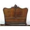 Image 2 : CARVED WALNUT DOUBLE BED