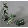 Image 2 : THREE JADE ANIMAL SCULPTURES