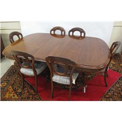 VICTORIAN DINING TABLE & CHAIRS
