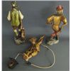 Image 2 : THREE HAND CARVED WOODEN FIGURES
