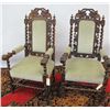 Image 1 : TWO OPEN ARMCHAIRS