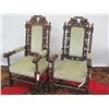 Image 2 : TWO OPEN ARMCHAIRS