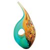 Image 1 : HAND BLOWN ART GLASS VASE