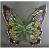 Image 2 : TIFFANY STYLE BUTTERFLY GLASS PANEL