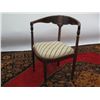 Image 2 : INLAID MAHOGANY CORNER CHAIR