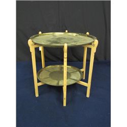 BRASS TRAY TABLE