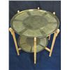 Image 2 : BRASS TRAY TABLE