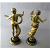 Image 2 : PAIR OF GILT METAL FIGURAL SCULPTURES