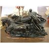Image 1 : BRONZE CHARIOT SCULPTURE