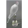Image 3 : LALIQUE CRYSTAL TURTLE DOVE TOURTERELLES