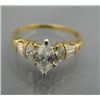 Image 1 : LADIES MARQUISE DIAMOND ENGAGEMENT RING