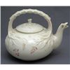 Image 2 : BELLEEK 1st PERIOD GRASS PATTERN TEA KETTLE