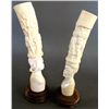 Image 2 : PAIR OF AFRICAN CARVED IVORY FIGURES