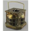 Image 1 : RECTANGULAR BRASS OIL LAMP