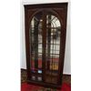 Image 1 : MAHOGANY STAINED CURIO CABINET