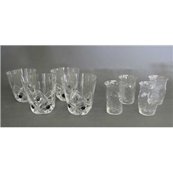 LALIQUE FRANCE DRINKING GLASSES