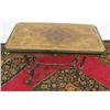 Image 2 : ENLGISH BURL WALNUT FOLD OVER GAMES TABLE