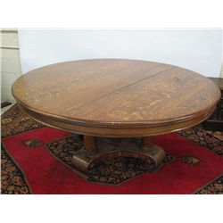 LARGE CANADIANA OAK TABLE