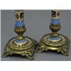 Image 2 : PAIR OF FRENCH HAND DECORATED SEVRES STYLE CANDLES