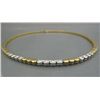 Image 1 : GOLD CIRCLE LINK NECKLACE WITH DIAMONDS