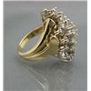 Image 2 : DLADIES DIAMOND CLUSTER GOLD RING