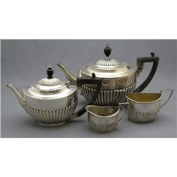 ENGLISH SILVER TEA & COFFEE SERVICE