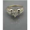 Image 1 : WHITE GOLD DIAMOND ENGAGEMENT RING