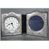 Image 1 : ESME PARISH STERLING TRAVELING CLOCK & PHOTOFRAME