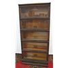 Image 1 : GLOBE WERNICKE OAK BARRISTERS BOOKCASE