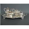 Image 1 : STERLING SILVER TEA SET WITH TRAY
