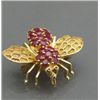Image 1 : LADIES RUBY BUMBLE BEE BROOCH