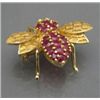 Image 2 : LADIES RUBY BUMBLE BEE BROOCH