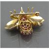 Image 3 : LADIES RUBY BUMBLE BEE BROOCH