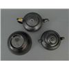 Image 2 : WEDGEWOOOD BLACK BASALT GLASSWARE LOT