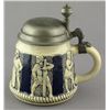 Image 1 : JUGENDSTIL ART NOUVEAU LIDDED BEER STEIN