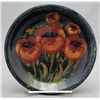 Image 1 : MOORCROFT POPPY PLATE, C. 1947-53