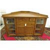Image 1 : AMERICAN OAK CORNER CABINET
