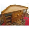 Image 2 : AMERICAN OAK CORNER CABINET